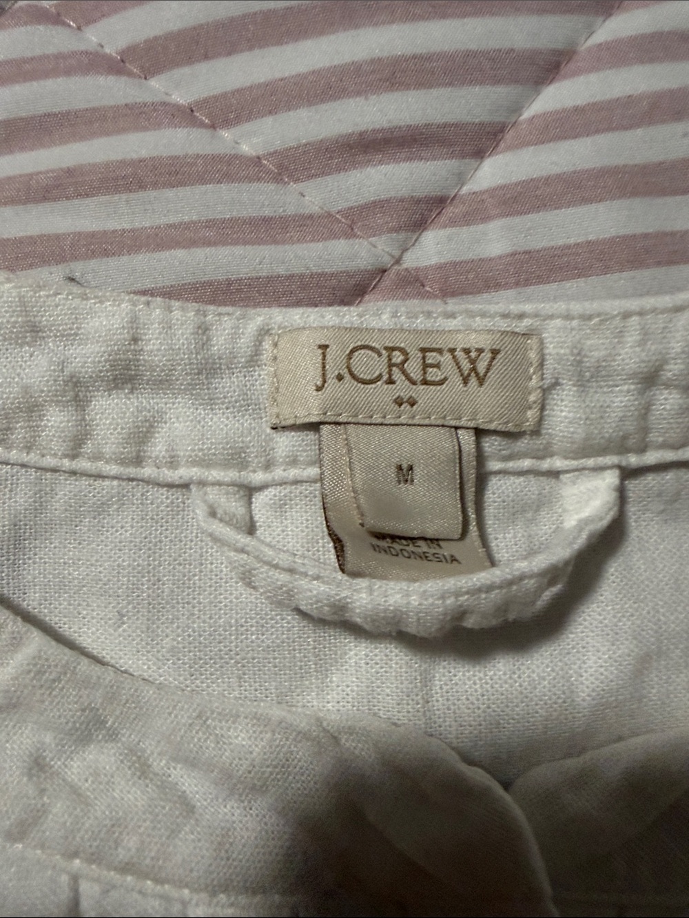 J. Crew Womans 
White Mini Dress
